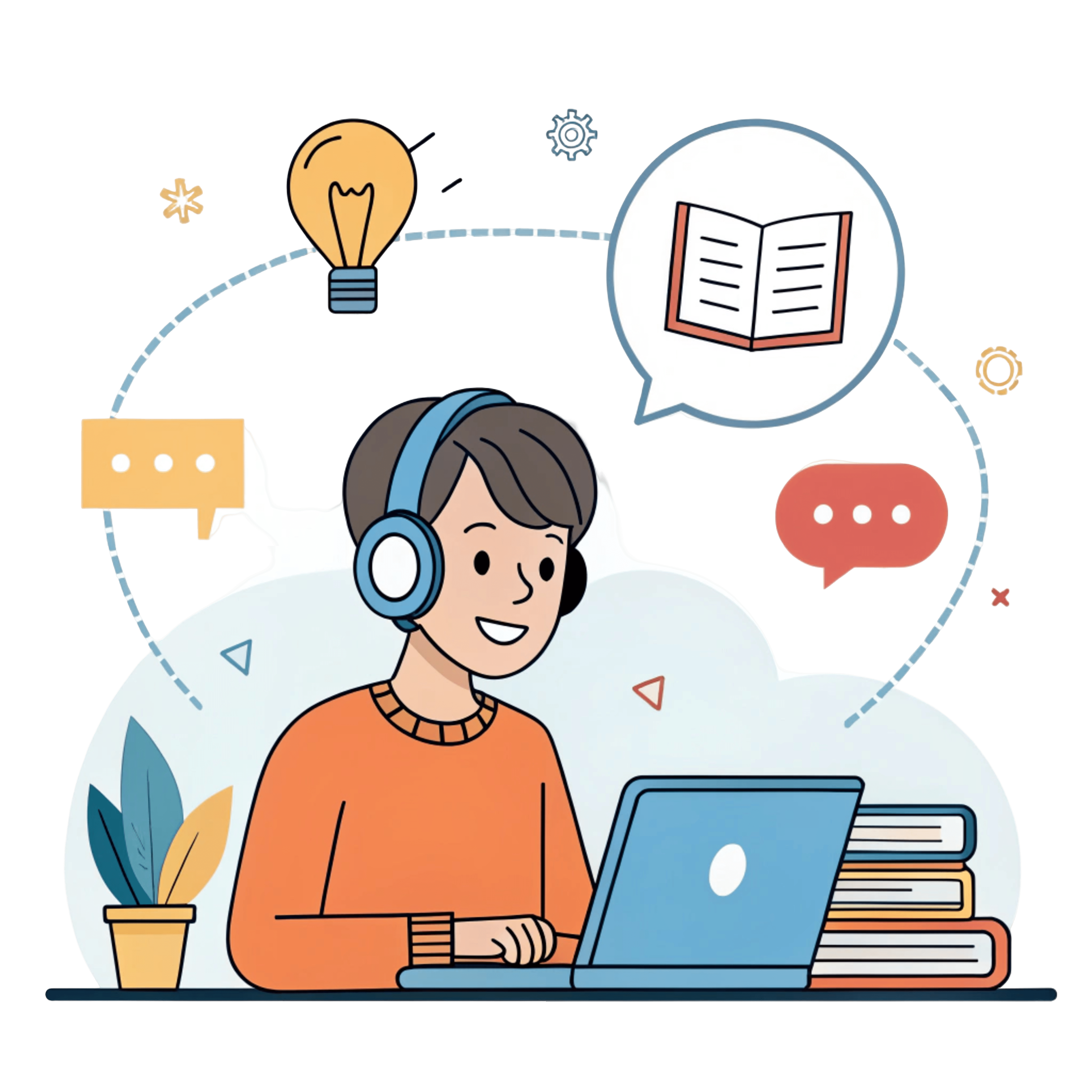Students learning
